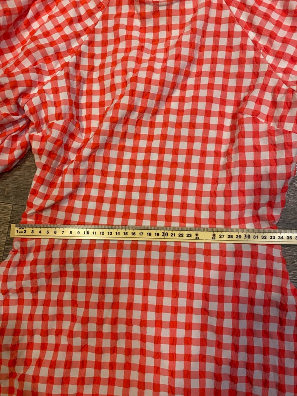 ASOS Red and White Gingham Dress - Picture 6 of 8